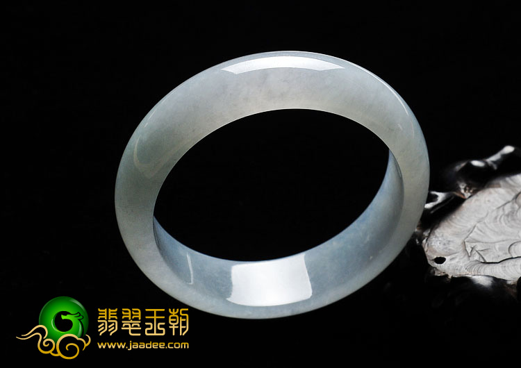 冰种晴水缅甸翡翠A货手镯（58.2mm）