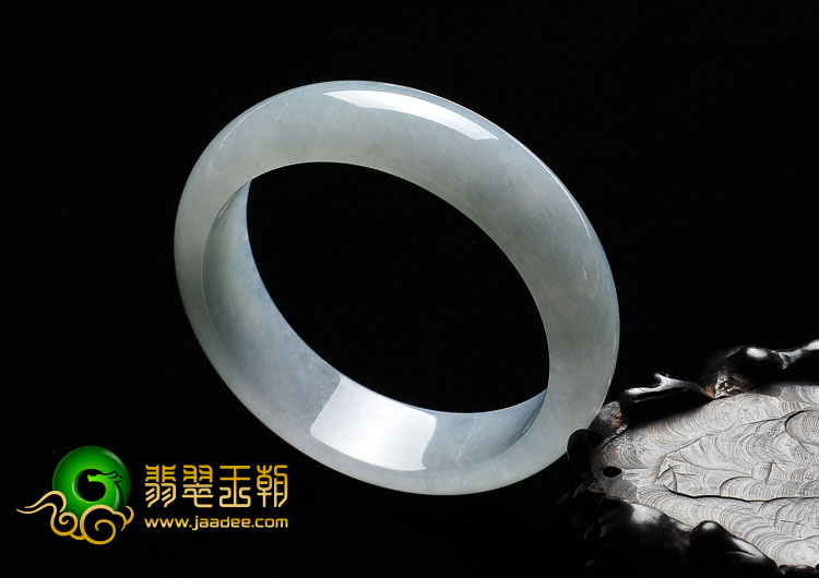 冰种晴水缅甸翡翠A货手镯（58.2mm）