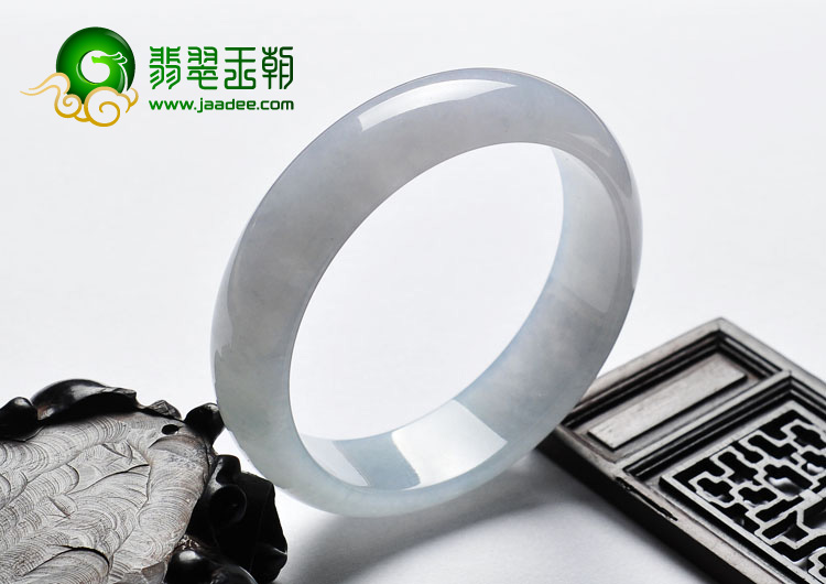 冰种晴水缅甸翡翠A货手镯（58.4mm）