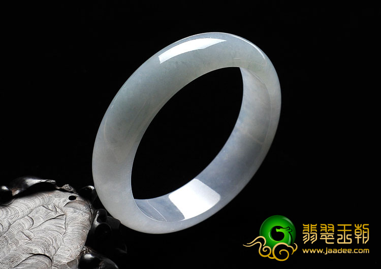 冰种晴水缅甸翡翠A货手镯（58.4mm）