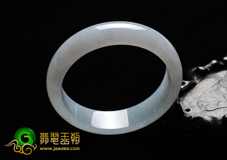 冰种晴水缅甸翡翠A货手镯（58.4mm）