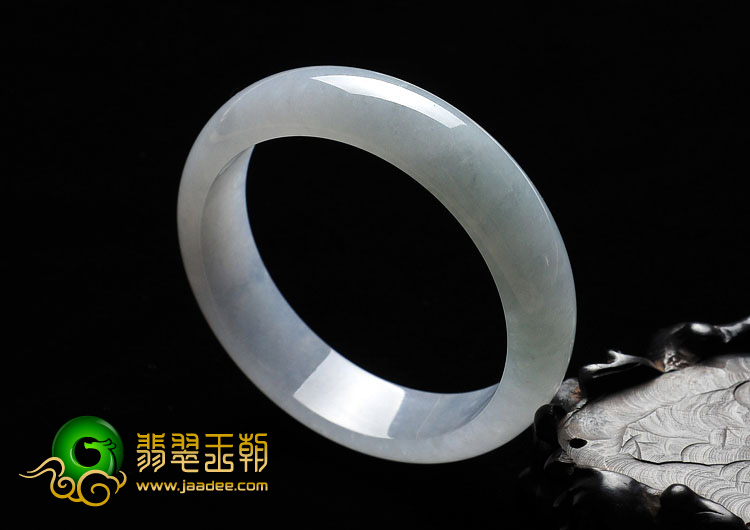 冰种晴水缅甸翡翠A货手镯（58.4mm）