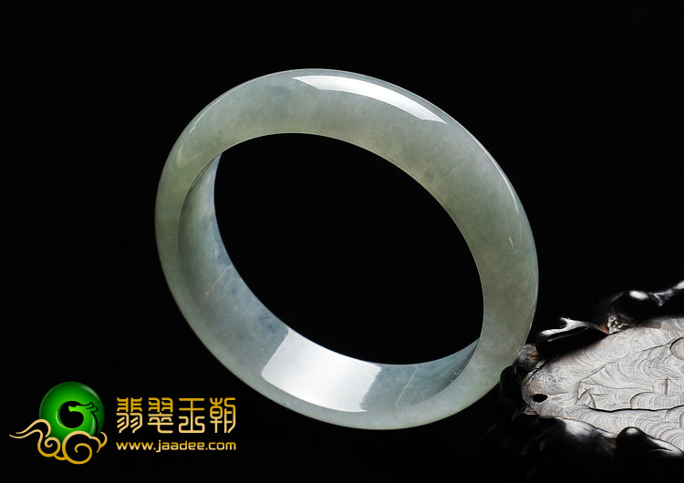 冰种晴水缅甸翡翠A货手镯（61.3mm）