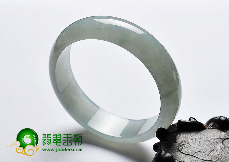 冰种晴水缅甸翡翠A货手镯（61.3mm）