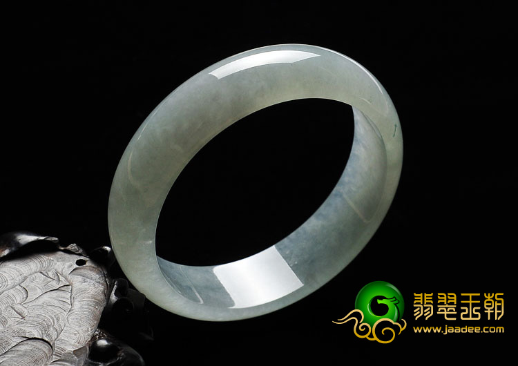 冰种晴水缅甸翡翠A货手镯（61.3mm）