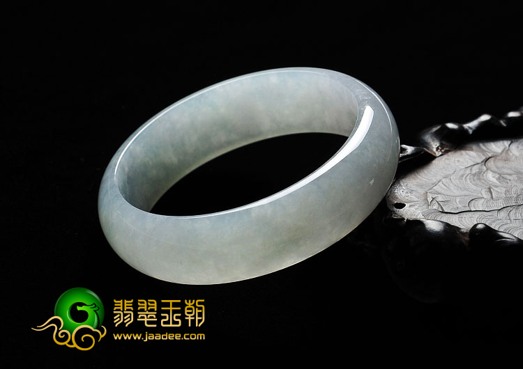 冰种晴水缅甸翡翠A货手镯（60.8mm）