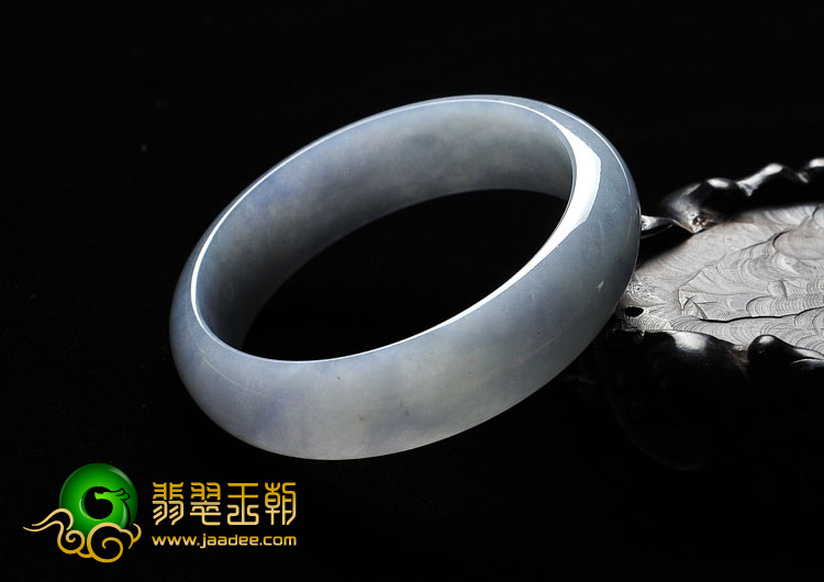 冰种紫罗兰缅甸翡翠A货手镯（58.8mm）