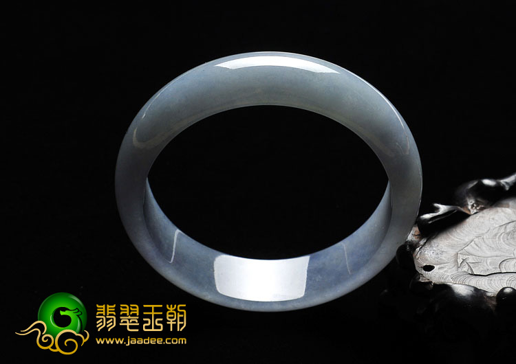 冰种紫罗兰缅甸翡翠A货手镯（58.8mm）