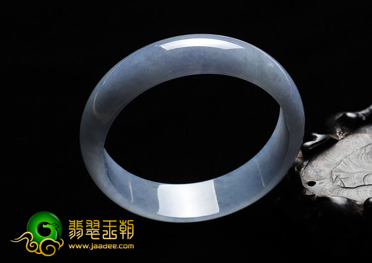糯冰种紫罗兰缅甸翡翠A货手镯（60mm）