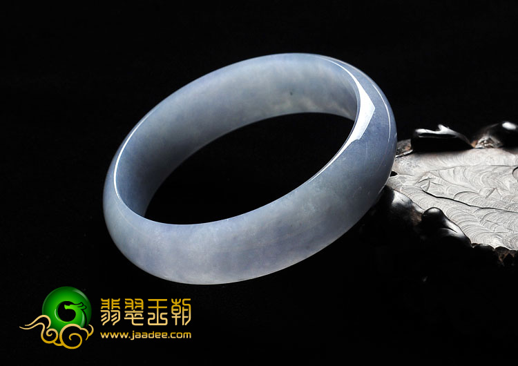 糯冰种紫罗兰缅甸翡翠A货手镯（60mm）
