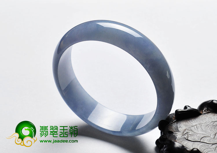 糯冰种紫罗兰缅甸翡翠A货手镯（60mm）