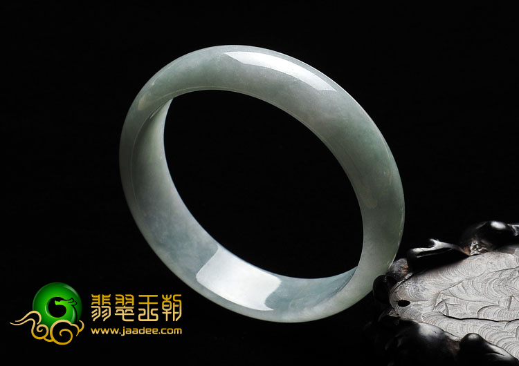 糯冰种晴水缅甸翡翠A货手镯（59mm）