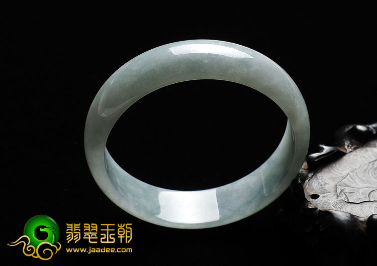 糯冰种晴水缅甸翡翠A货手镯（59mm）