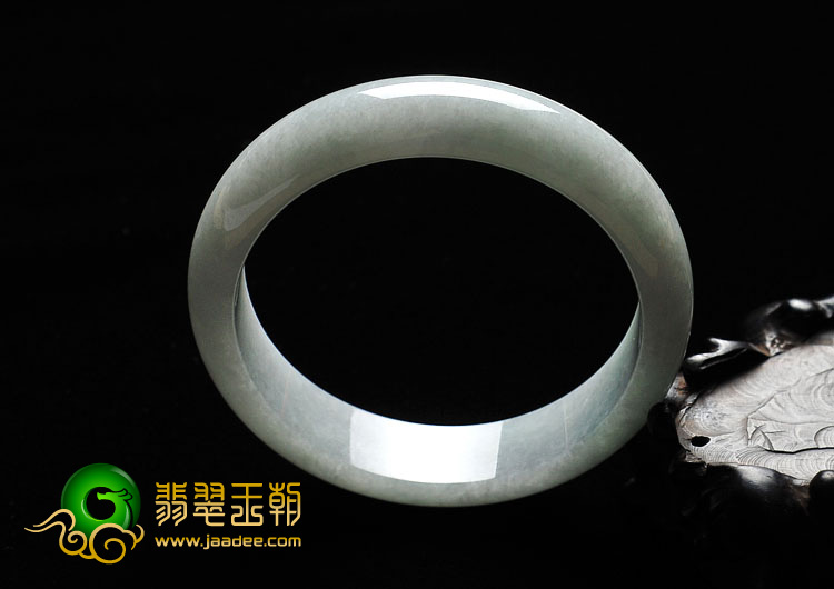 糯冰种晴水缅甸翡翠A货手镯（59mm）