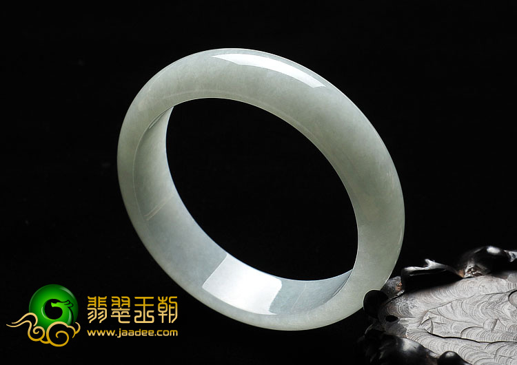 糯冰种晴水缅甸翡翠A货手镯（59.3mm）