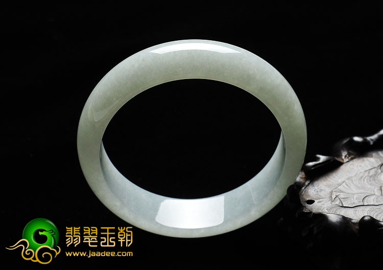 糯冰种晴水缅甸翡翠A货手镯（59.3mm）