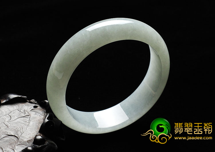 糯冰种晴水缅甸翡翠A货手镯（59.3mm）