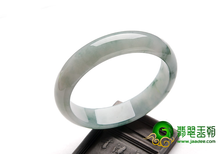 冰种飘花缅甸翡翠A货手镯（56.1mm）