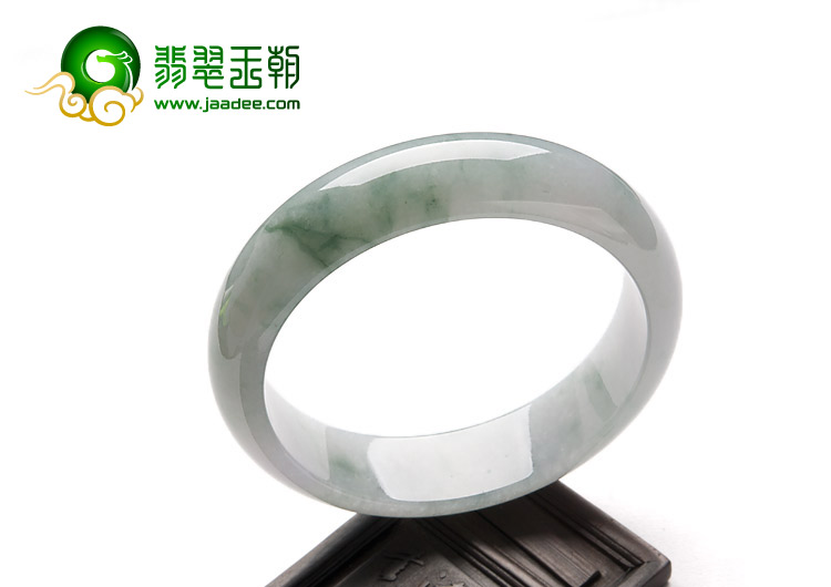 冰种飘花缅甸翡翠A货手镯（57.8mm）