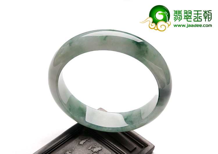 冰种飘花缅甸翡翠A货手镯（56.2mm）