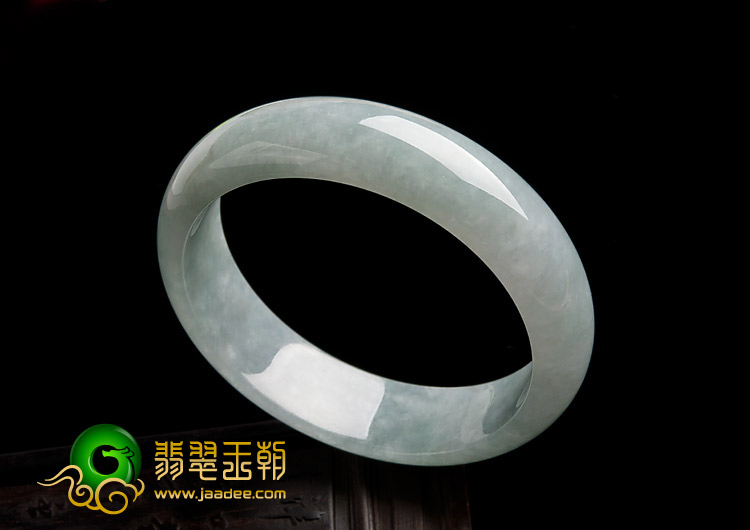 糯冰种晴水缅甸翡翠A货手镯（59mm）