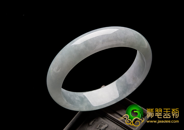 糯冰种晴水缅甸翡翠A货手镯（58.5mm）