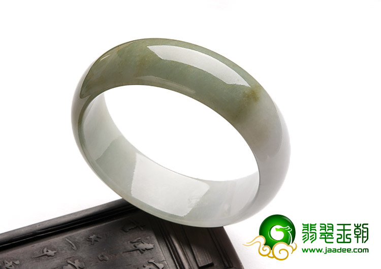 糯冰种晴水缅甸翡翠A货手镯（59.1mm）