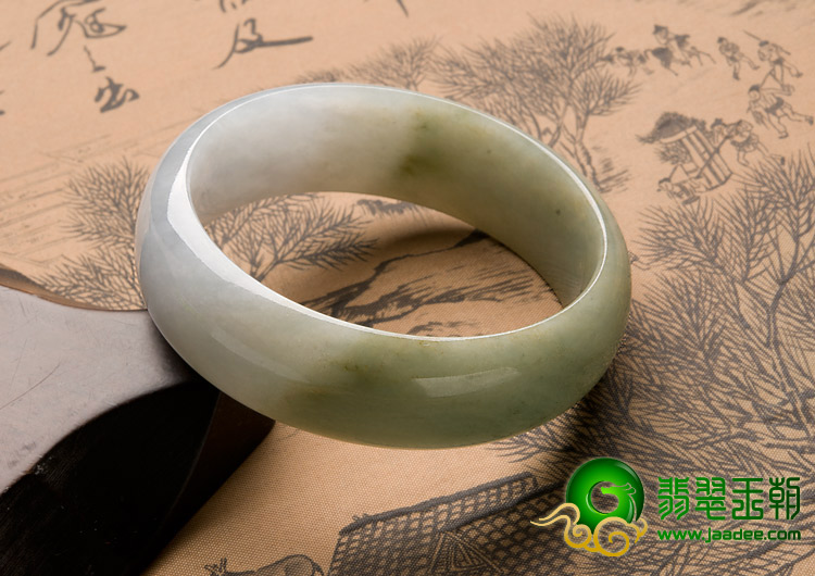 糯冰种晴水缅甸翡翠A货手镯（59.1mm）