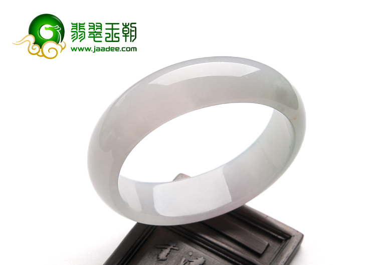 冰种晴水缅甸翡翠A货贵妃镯（52.1-46.2mm）