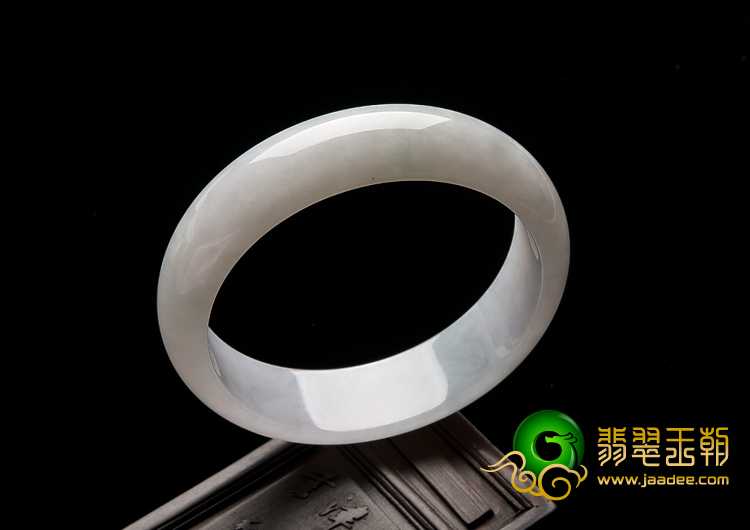 冰种晴水缅甸翡翠A货手镯（55.8mm）