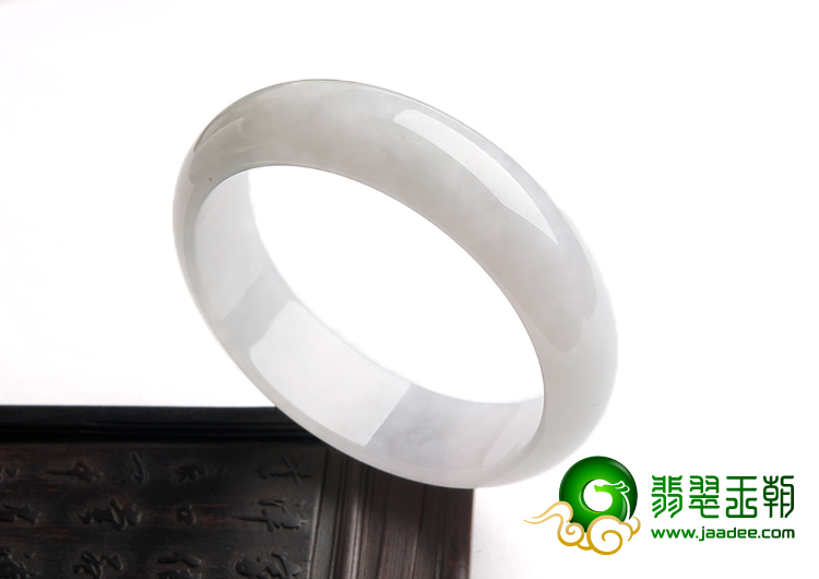 冰种晴水缅甸翡翠A货手镯（55.8mm）