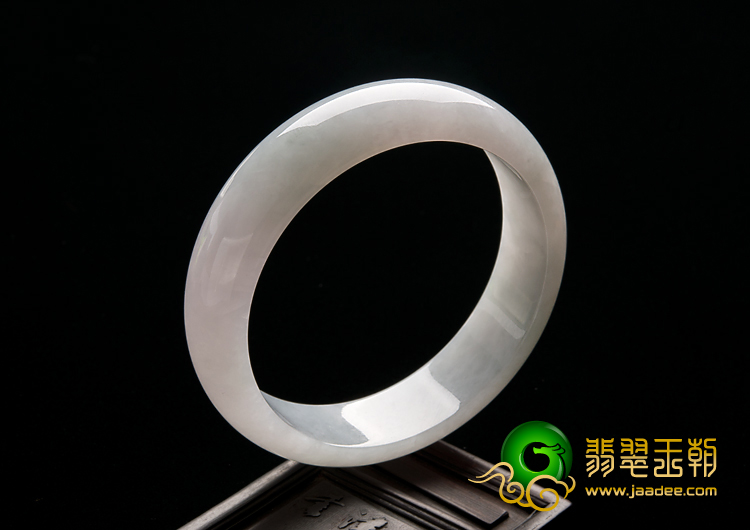 冰种晴水缅甸翡翠A货手镯（55.8mm）
