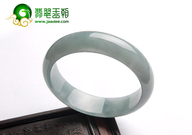 糯冰种晴水缅甸翡翠A货手镯（58.2mm）