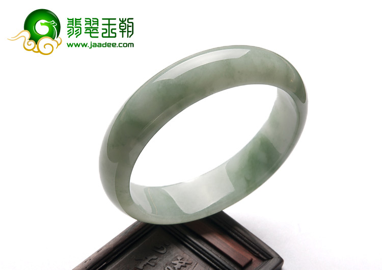 糯冰种飘花缅甸翡翠A货手镯（58mm）
