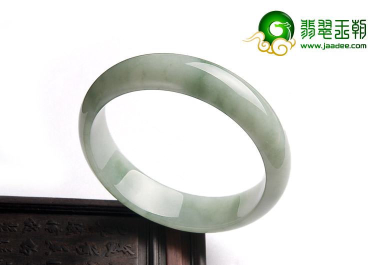 糯冰种飘花缅甸翡翠A货手镯（58mm）