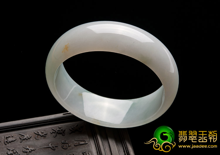 糯冰种飘花缅甸翡翠A货手镯（58mm）