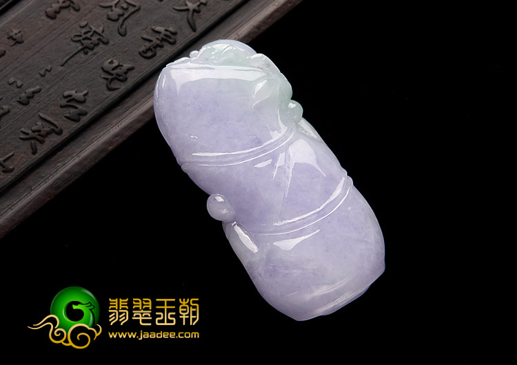 糯冰种春带彩缅甸翡翠A货节节高挂件