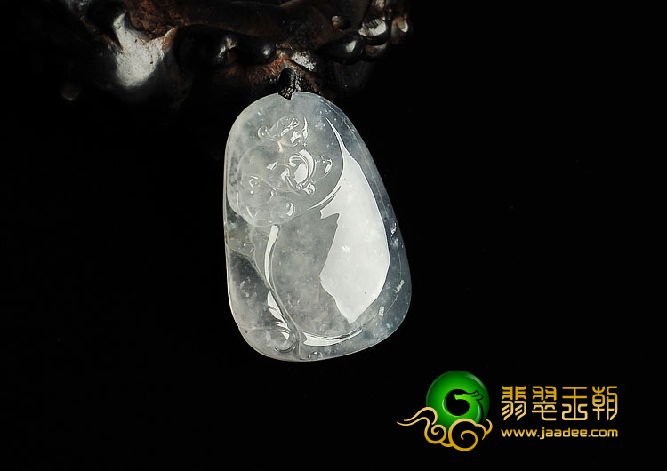 冰种缅甸翡翠A货貔貅挂件