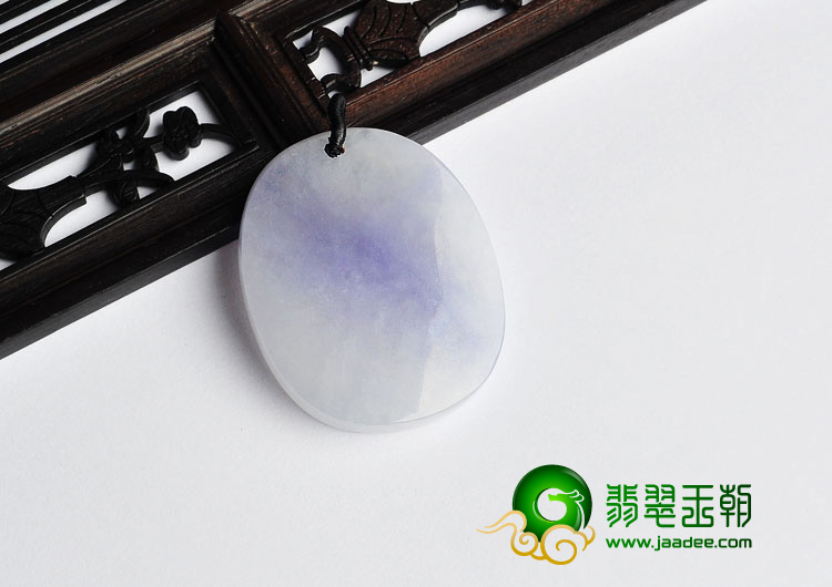 冰种紫罗兰缅甸翡翠A货吉祥鸟挂件