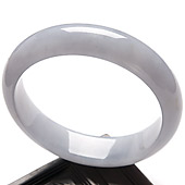 糯冰种紫罗兰缅甸翡翠A货手镯（51.3mm）
