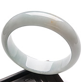 糯冰种晴水缅甸翡翠A货手镯（59.6mm）