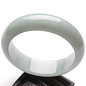 糯冰种晴水缅甸翡翠A货手镯（56.5mm）
