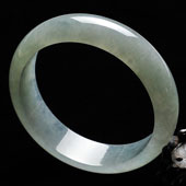 冰种晴水缅甸翡翠A货手镯（61.3mm）