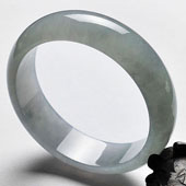 冰种晴水缅甸翡翠A货手镯（60.8mm）