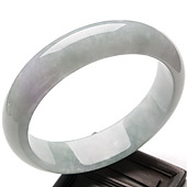 糯冰种晴水缅甸翡翠A货手镯（58.8mm）