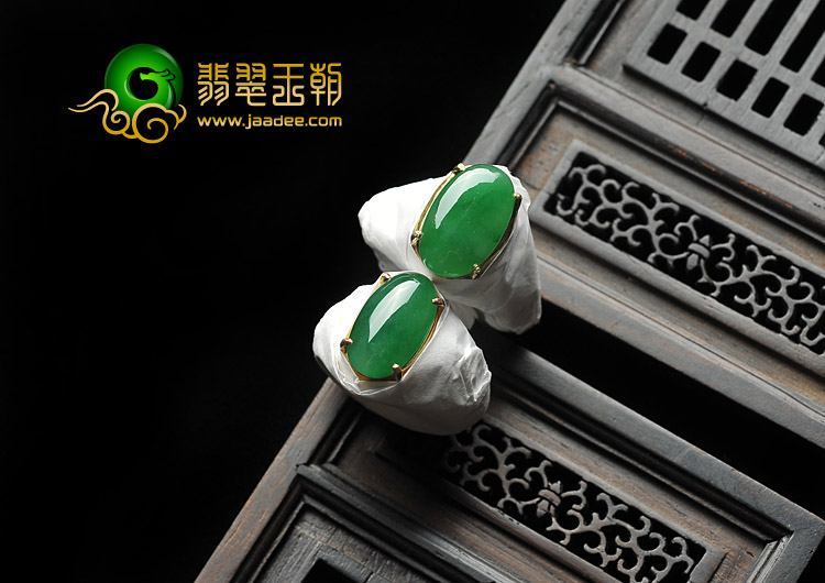 糯冰种阳绿缅甸翡翠A货戒面（一批走）