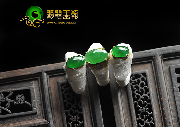 (特价）冰种阳绿缅甸翡翠A货戒面（一批走）