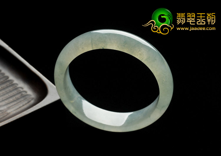 冰种晴水飘花缅甸翡翠A货手镯（56.2mm）