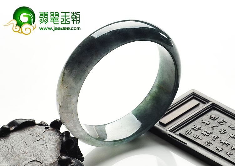 冰种油青缅甸翡翠A货手镯（59.9mm）