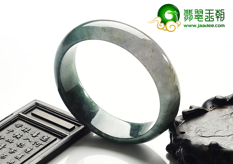 冰种油青缅甸翡翠A货手镯（59.9mm）